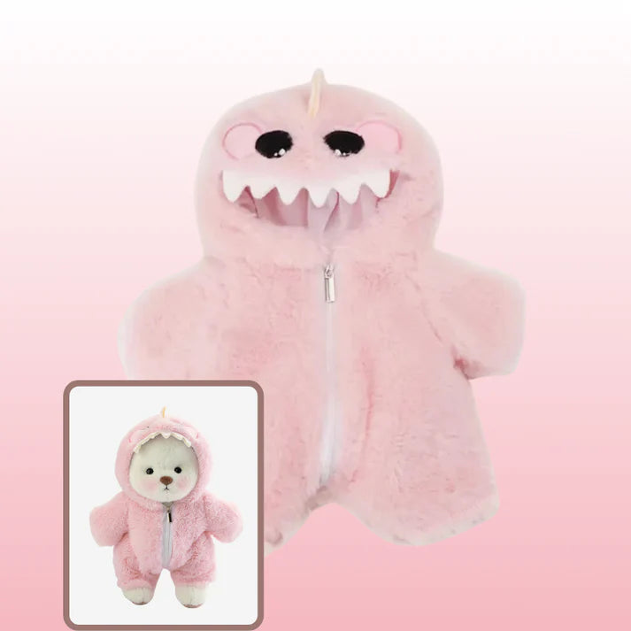 Puffi™ Dino Rosado| Adorable Osito Echo a Mano