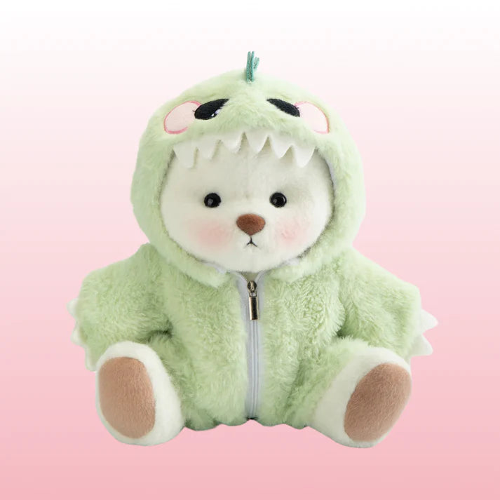 Puffi™ Dino Verde| Adorable Osito Echo a Mano