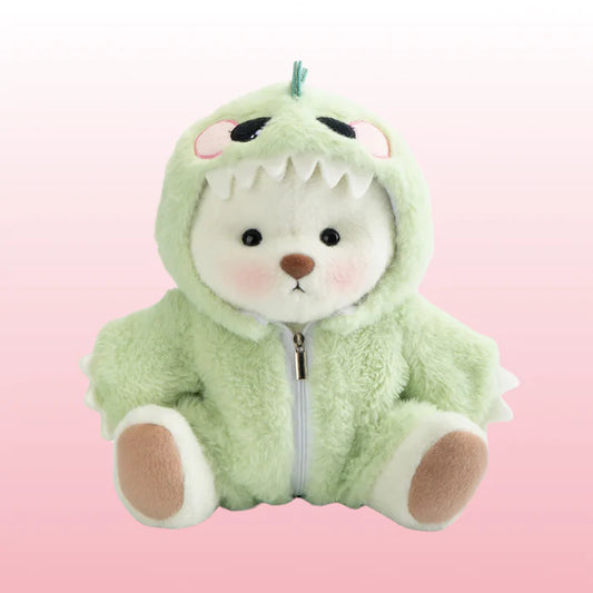 Puffi™ Dino Verde| Adorable Osito Echo a Mano