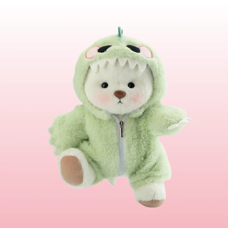 Puffi™ Dino Verde| Adorable Osito Echo a Mano