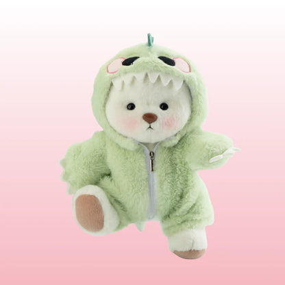 Puffi™ Dino Verde| Adorable Osito Echo a Mano