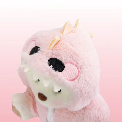 Puffi™ Dino Rosado| Adorable Osito Echo a Mano