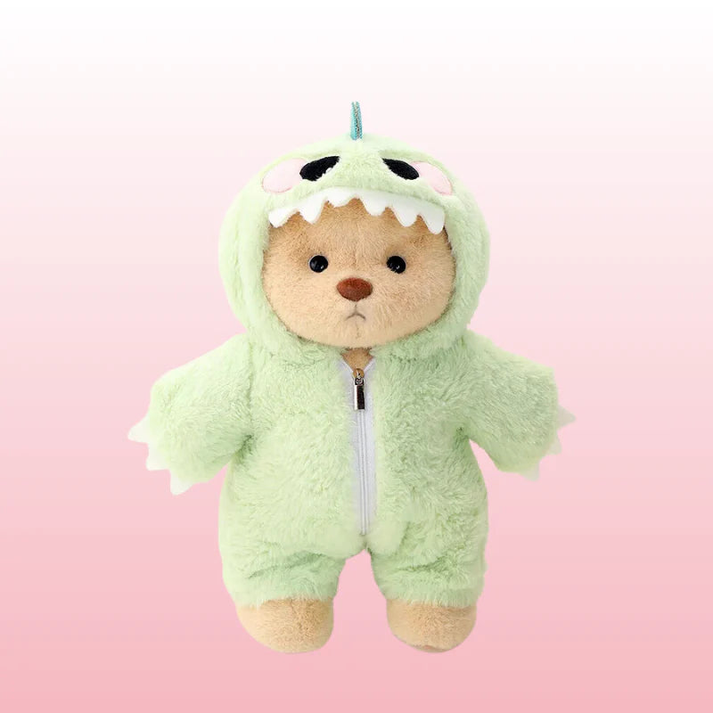 Puffi™ Dino Verde| Adorable Osito Echo a Mano