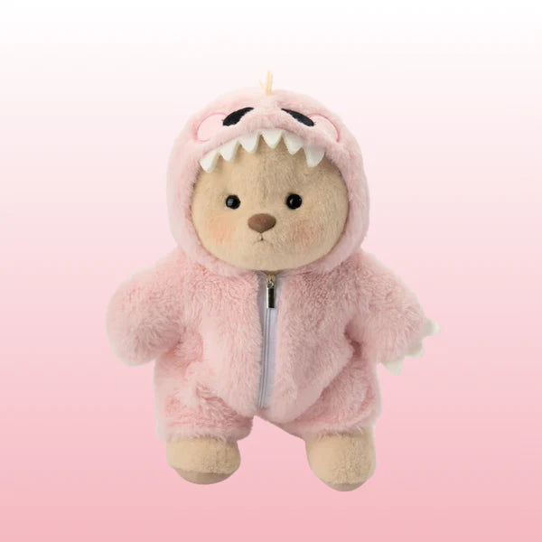 Puffi™ Dino Rosado| Adorable Osito Echo a Mano