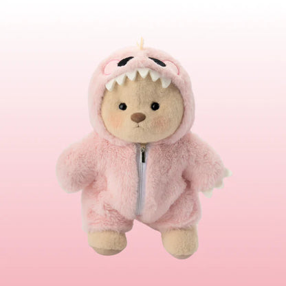 Puffi™ Dino Rosado| Adorable Osito Echo a Mano