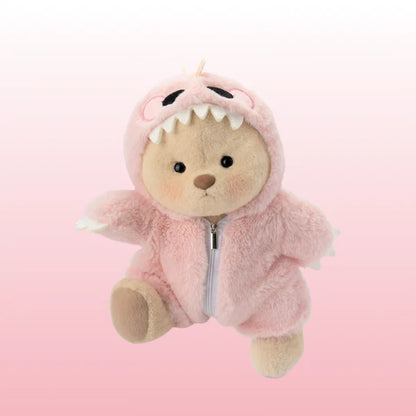 Puffi™ Dino Rosado| Adorable Osito Echo a Mano