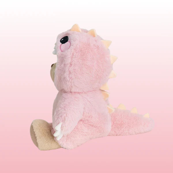 Puffi™ Dino Rosado| Adorable Osito Echo a Mano