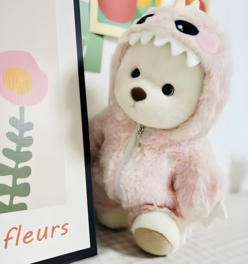 Puffi™ Dinosaurio Rosado